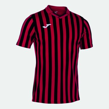 JOMA COPA SHIRT RED/BLACK X 6 IN SIZE MEDIUM