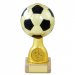 Bright Gold Football Ball on stem with Marble Base